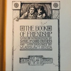 Antique ‘Book of Friendship’ from 1920s